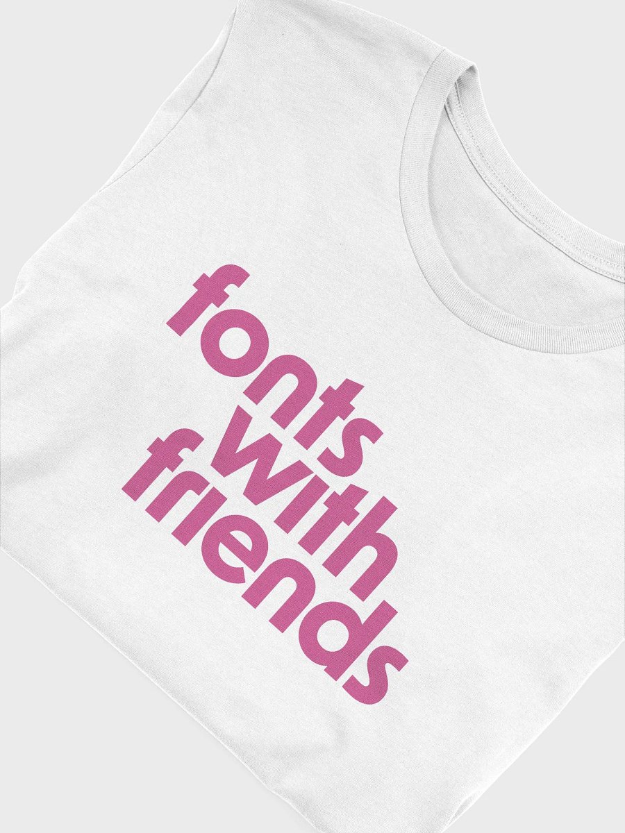 Fonts with Friends White Graphic Tee product image (5)