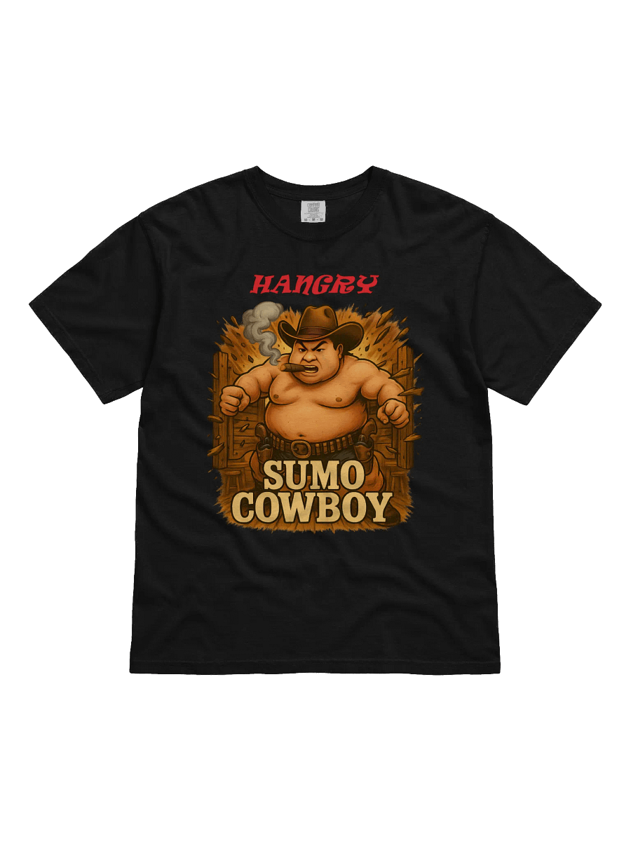Hangry Sumo Cowboy Comfort Tee product image (1)