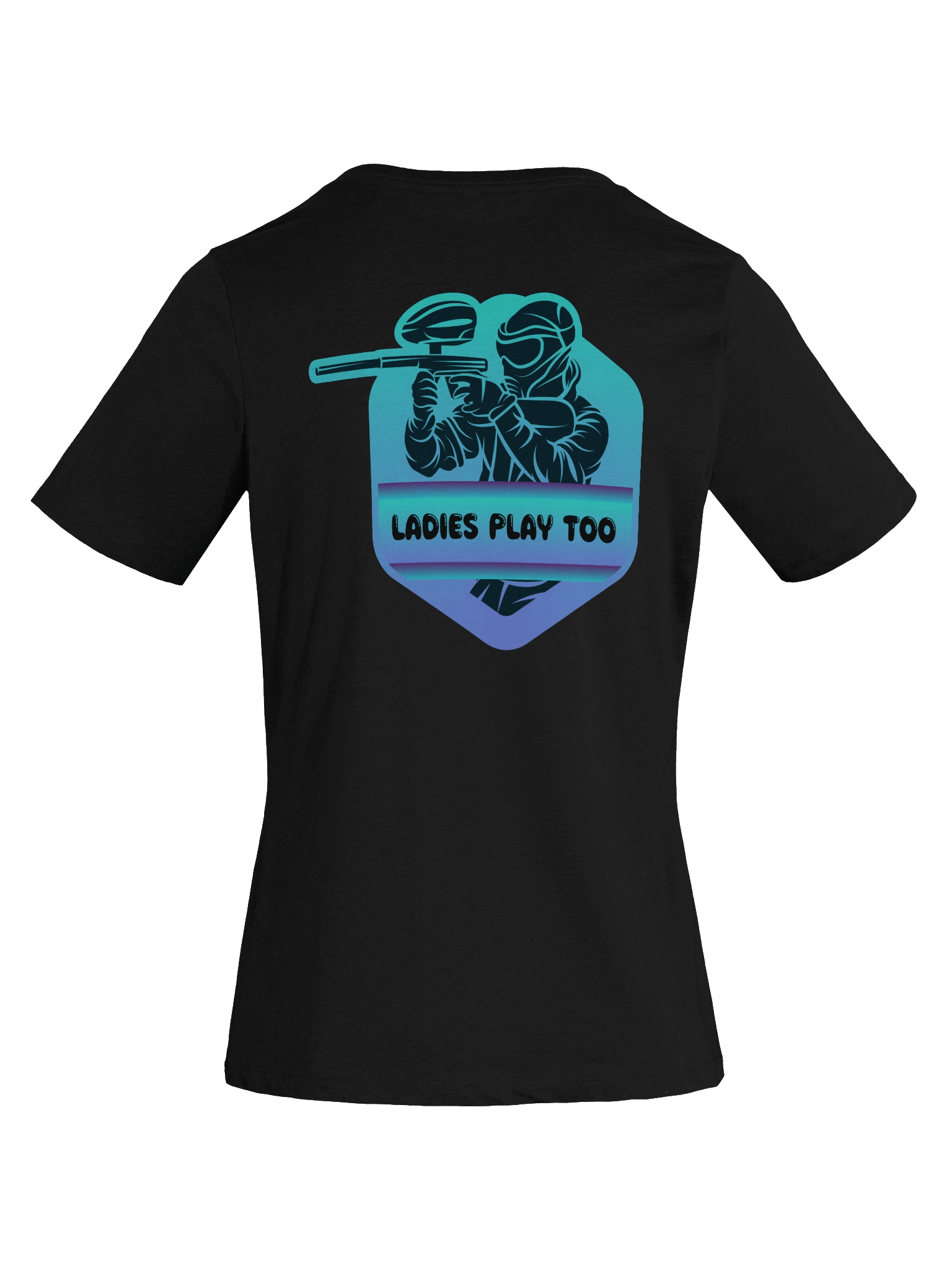 Ladies Play Too V-Neck Tee product image (57)