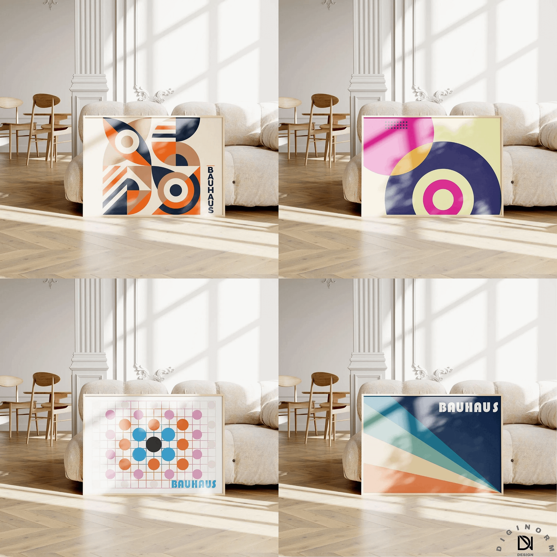 Bauhaus HORIZONTAL Art set of 500 premium printable wall art product image (5)