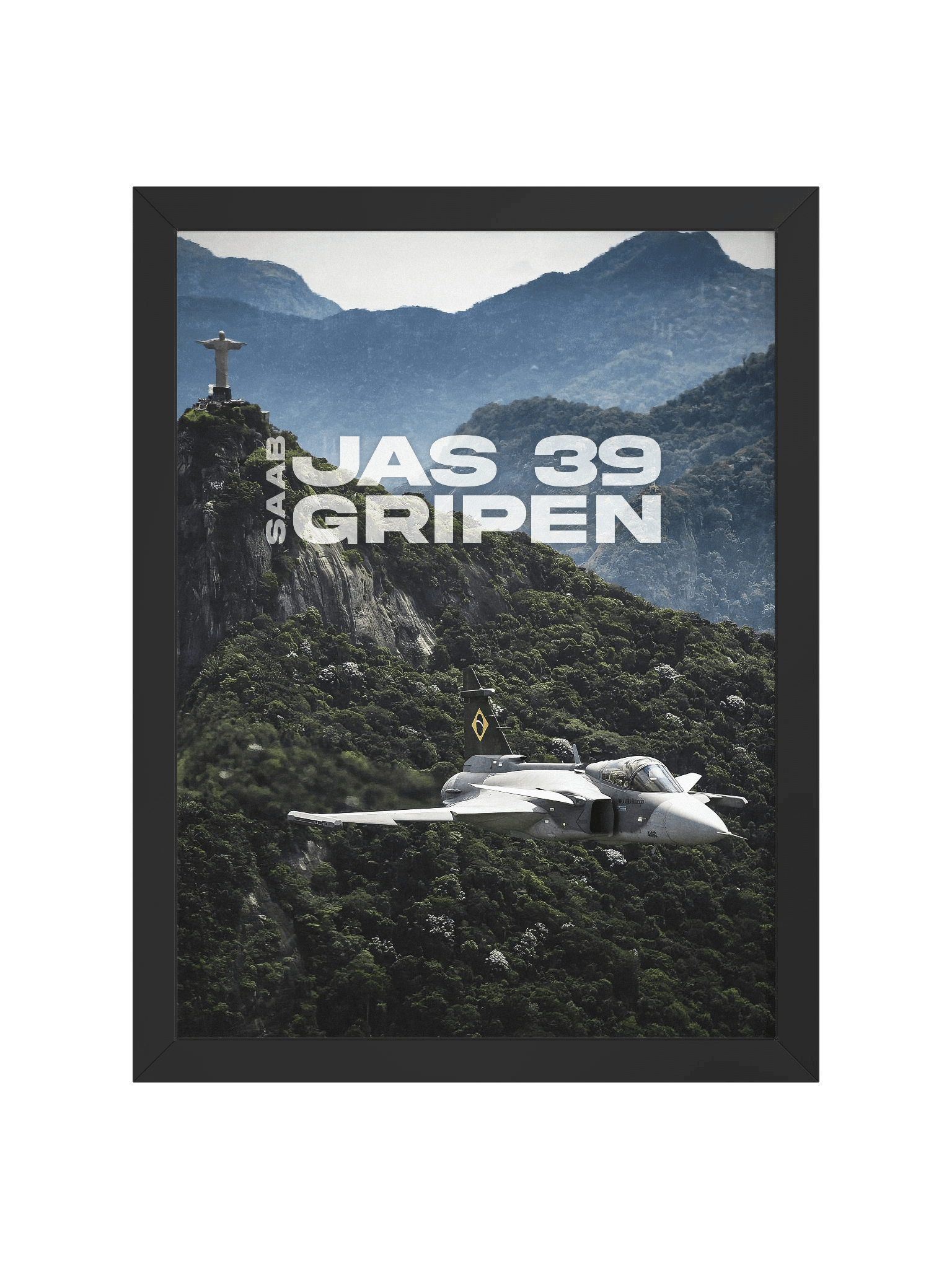 JAS 39 "Gripen" Framed Poster product image (1)