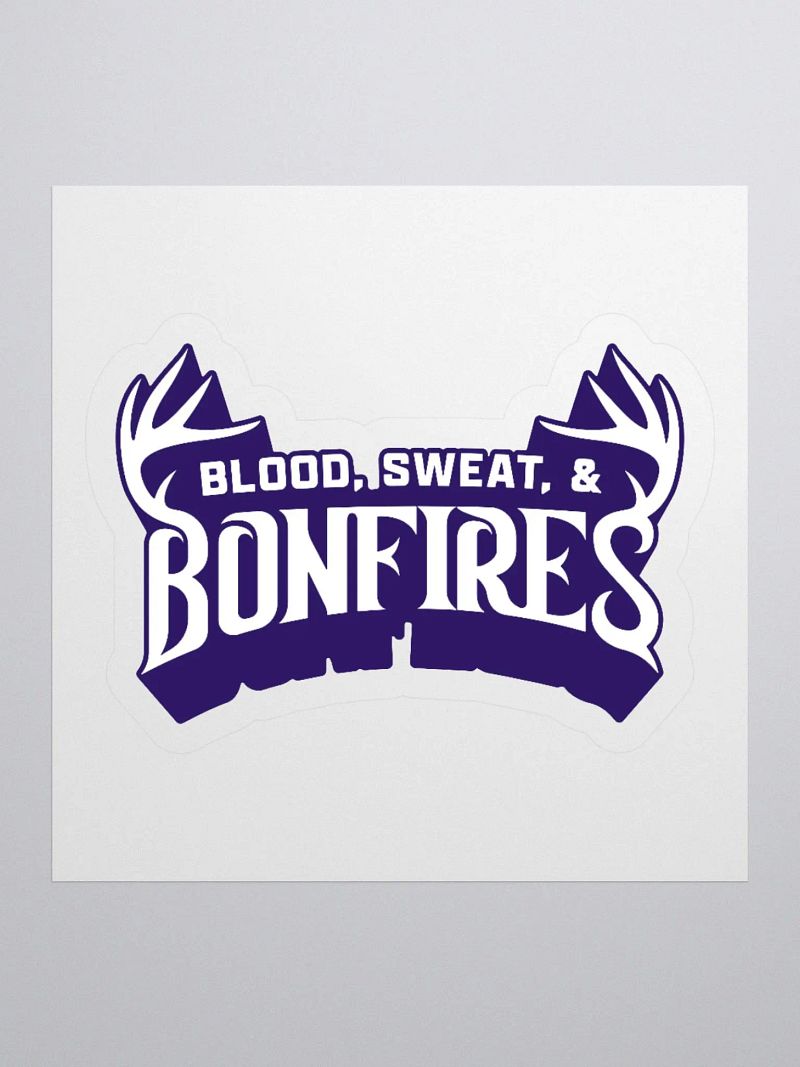 Antler Sticker - Purple