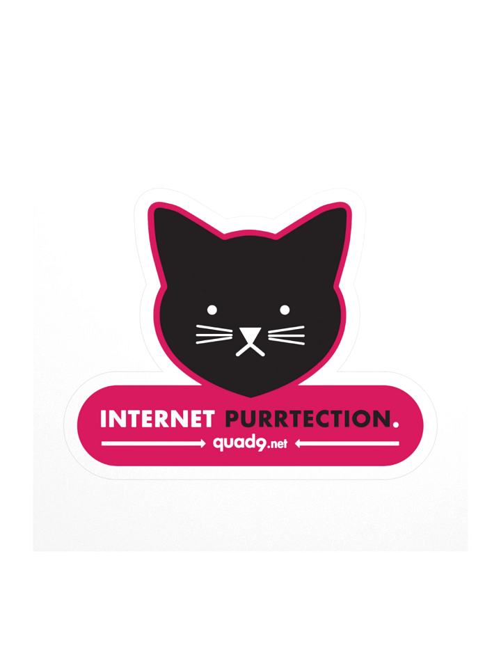 "Internet Purrtection" Sticker product image (1)