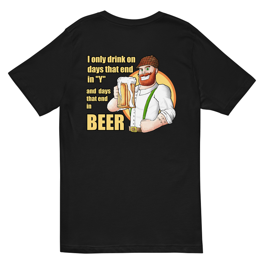 Beer Lad 1 V neck Back product image (2)