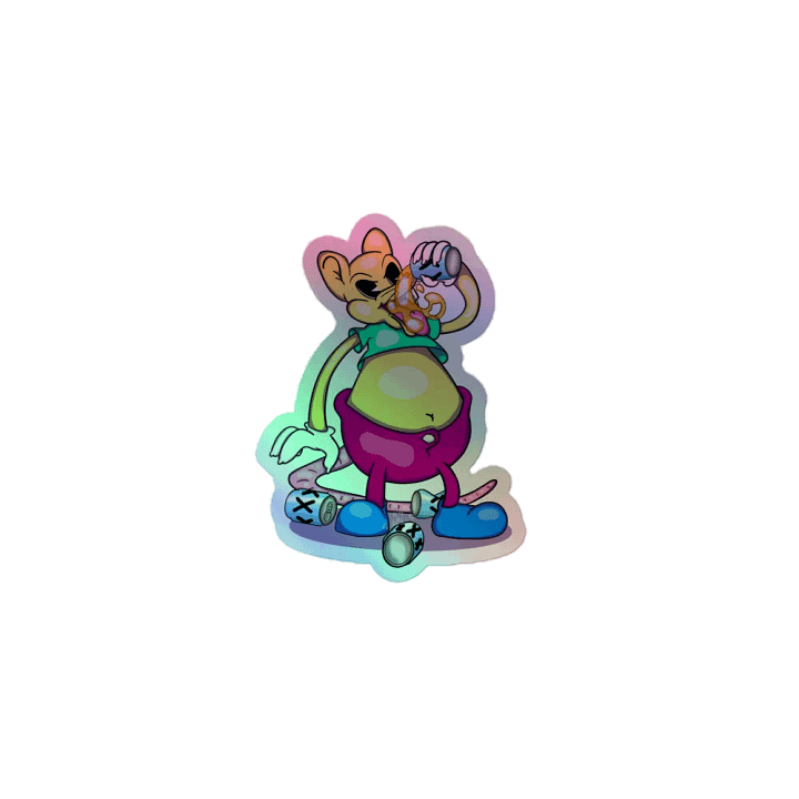 Bogan Lama Holo Sticker product image (1)