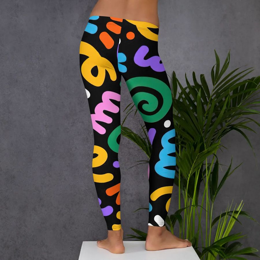 Whimsical Spirals All-Over Leggings product image (6)