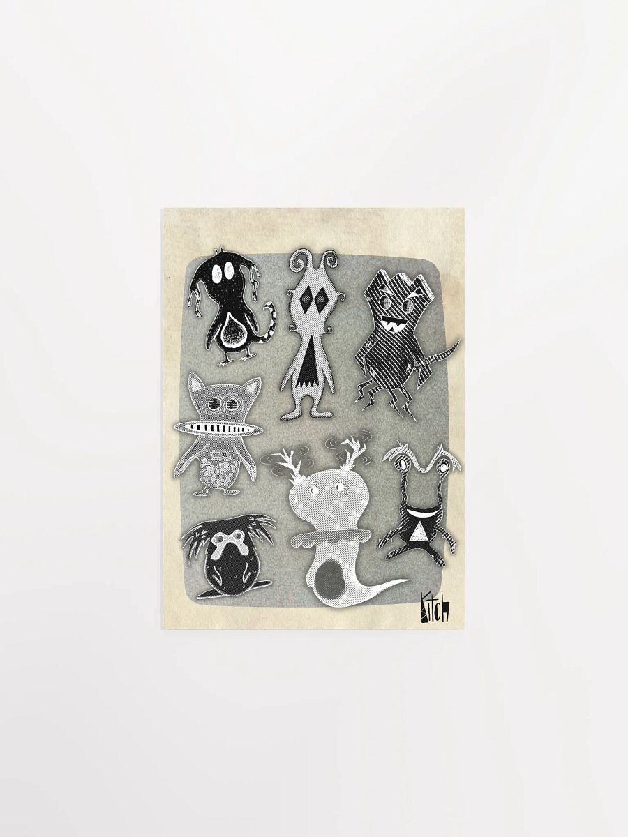 Kitch's Creatures 2 Art Print product image (1)
