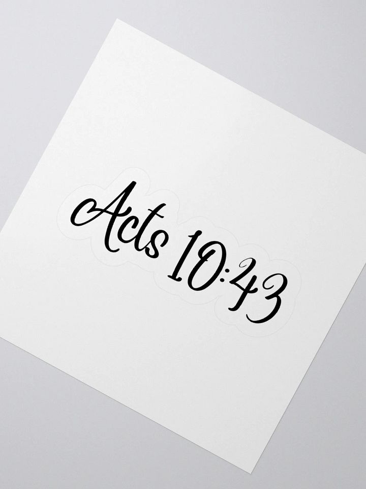 Acts 10:43 product image (2)