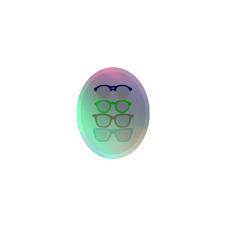 Frames Holographic Sticker product image (1)