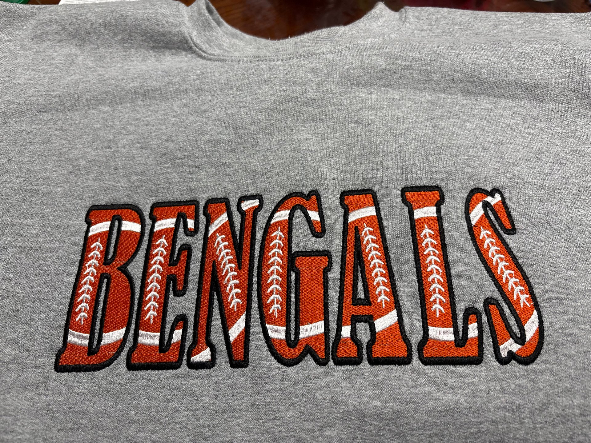 Football Font Embroidery product image (1)