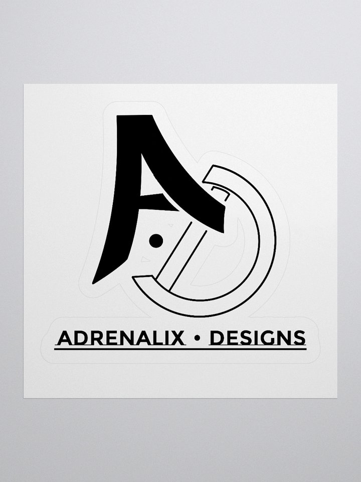 Adrenalix Designs logo and name stickers product image (3)