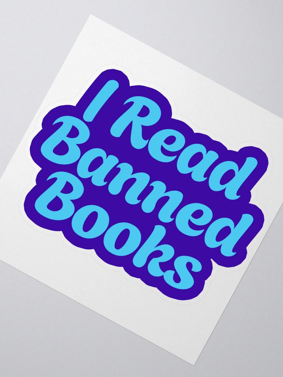 "I Read Banned Books" Kiss Cut Stickers product image (6)