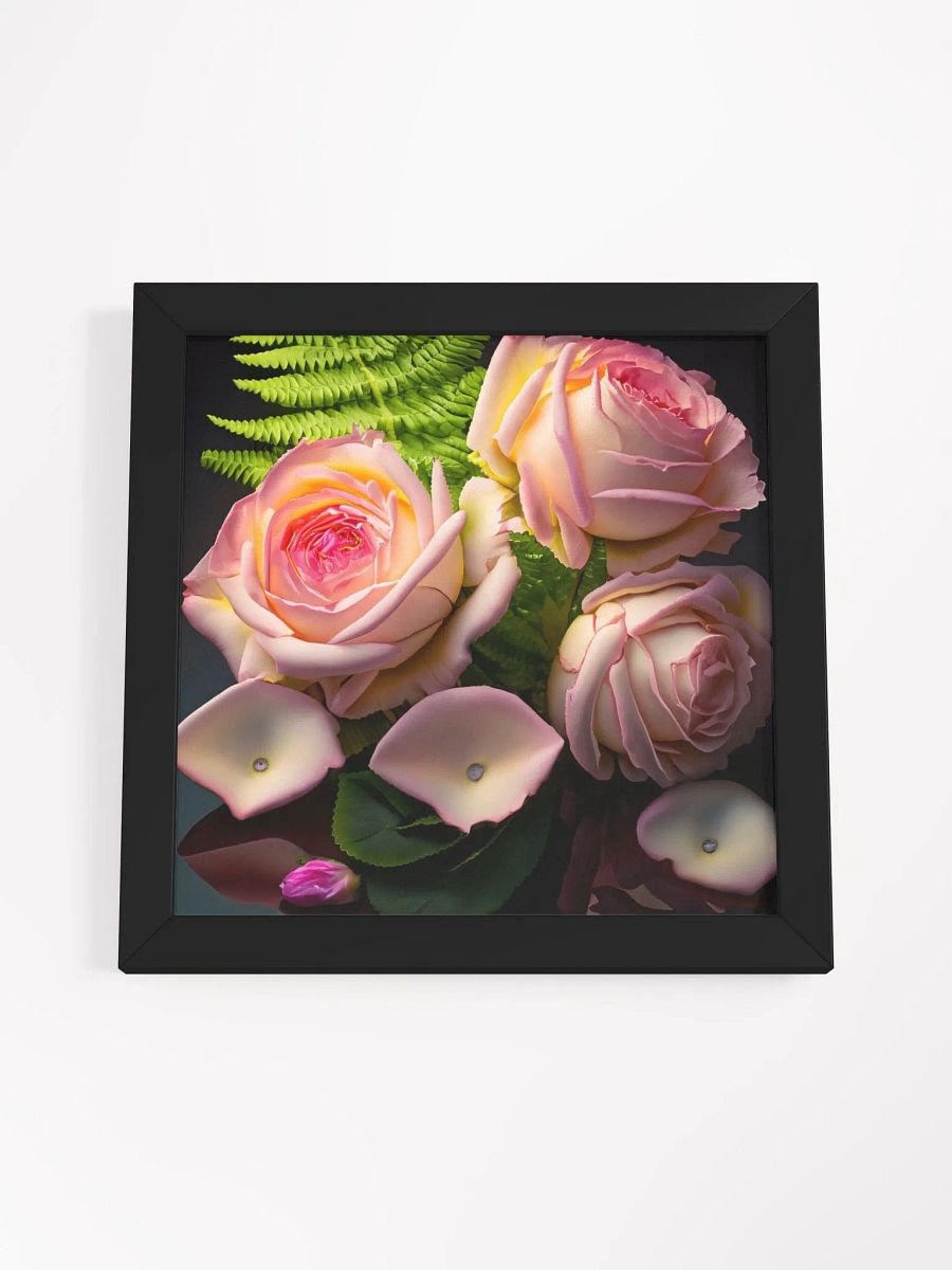 Framed High-Quality Matte Poster: A Cascading Beauty product image (17)