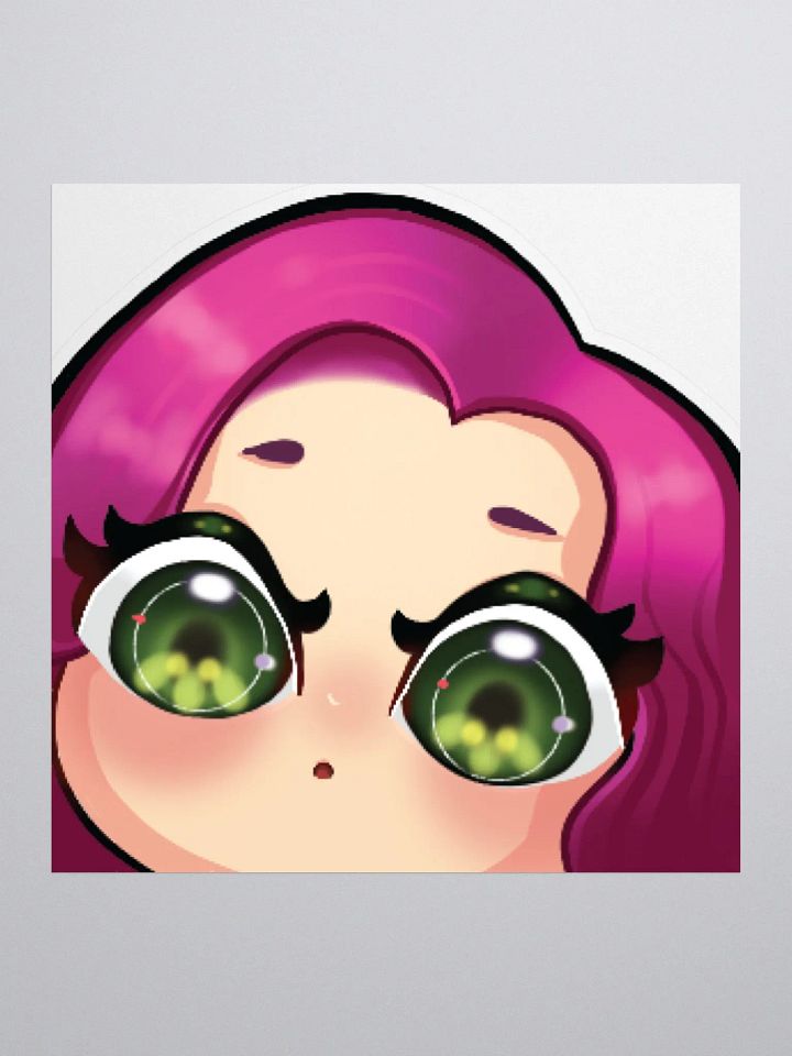 NeonHalo Peek Sticker product image (1)