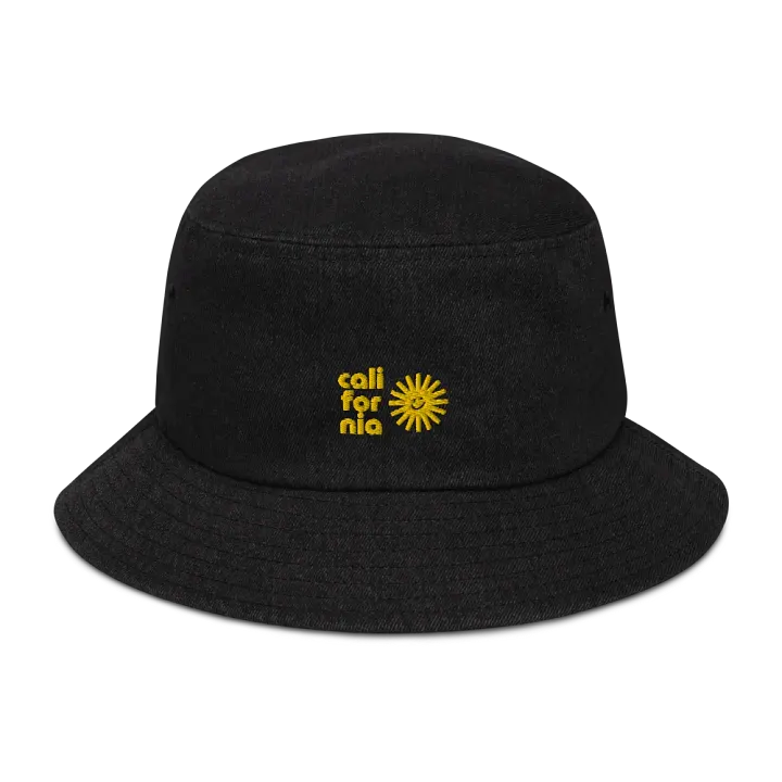 'Sunny California' Denim Bucket Hat product image (1)