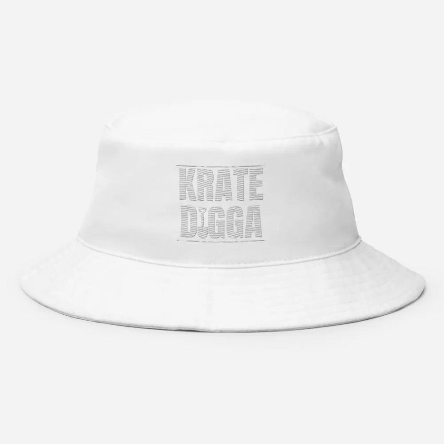 All White Party Logo Bucket Hat product image (8)