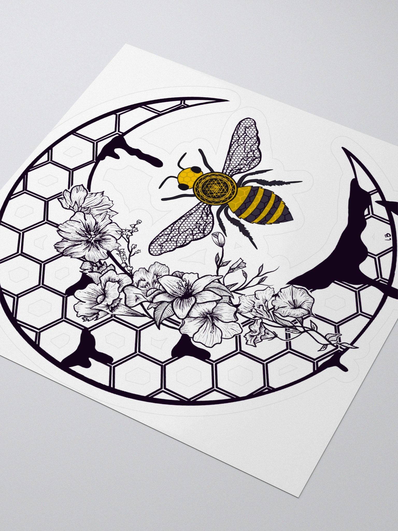 I Comb in Peace Sticker product image (3)