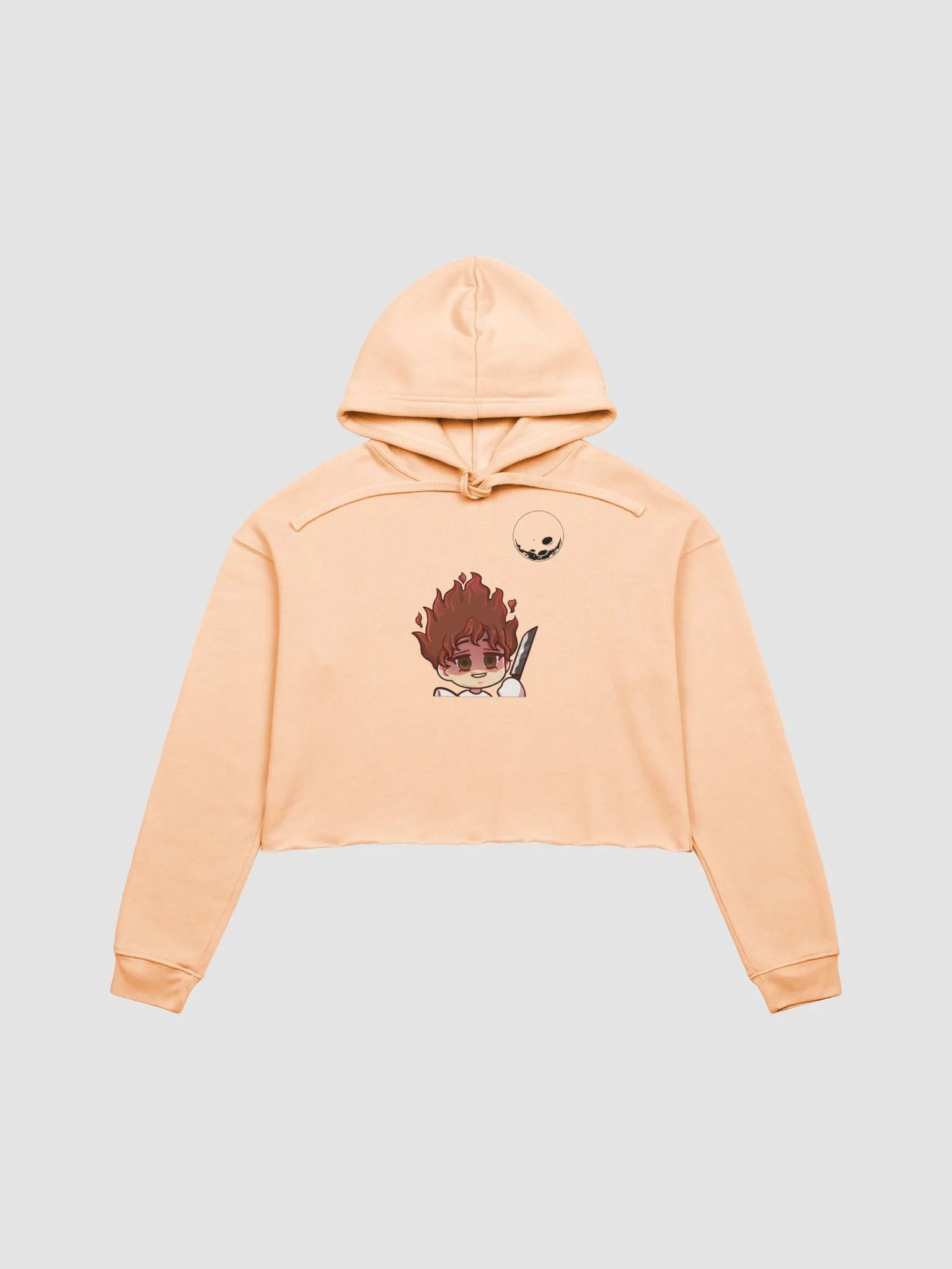 Killer Moon Crop Hoodie product image (3)