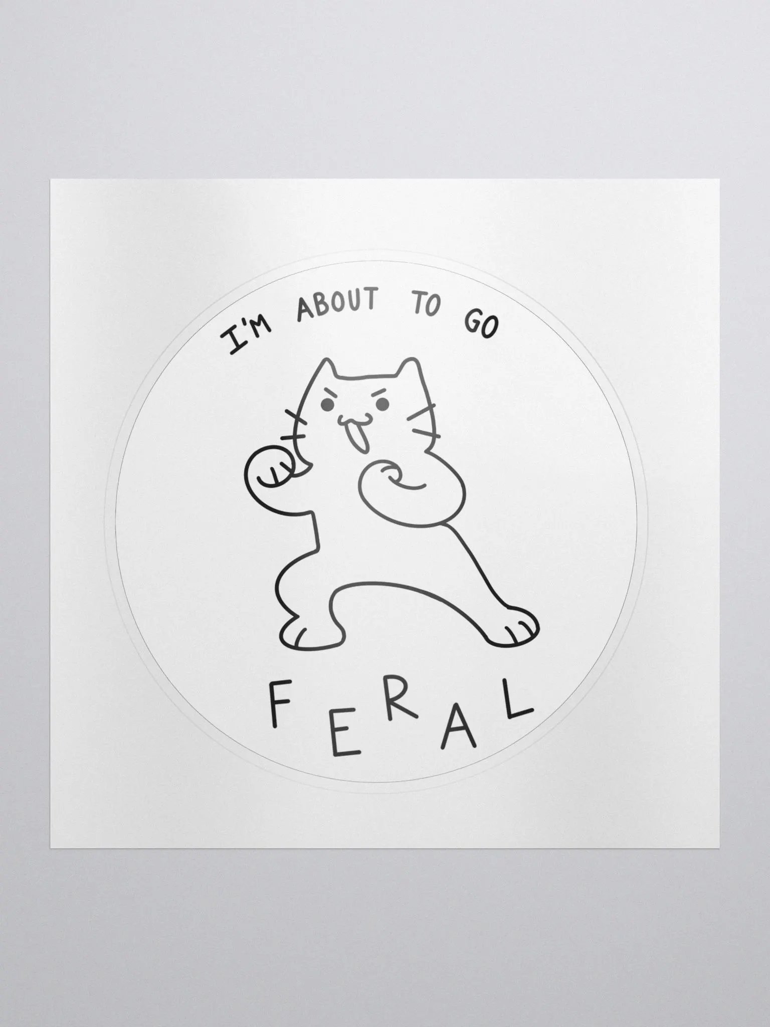 FERAL CHILD STICKER product image (1)
