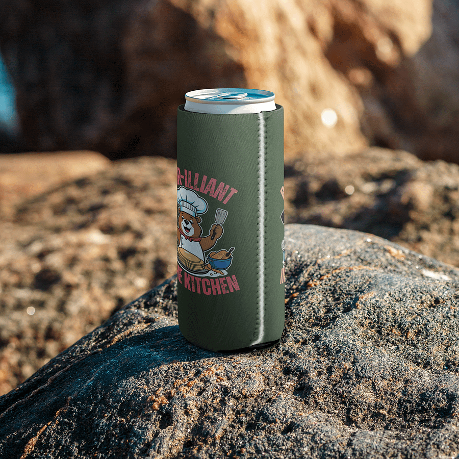 bear-illiant in the kitchen coozie can cooler product image (7)