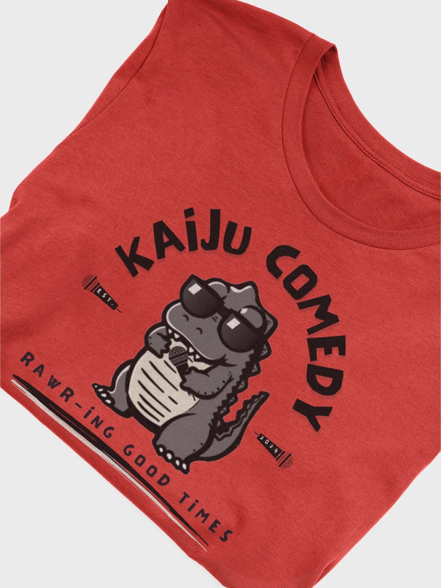 Kaiju Comedy (original Design) BLK words T-shirt product image (45)