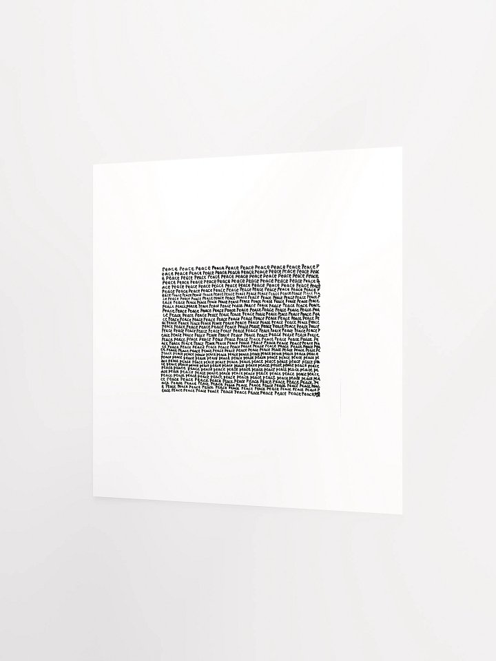 Peace 1 panel card print product image (3)