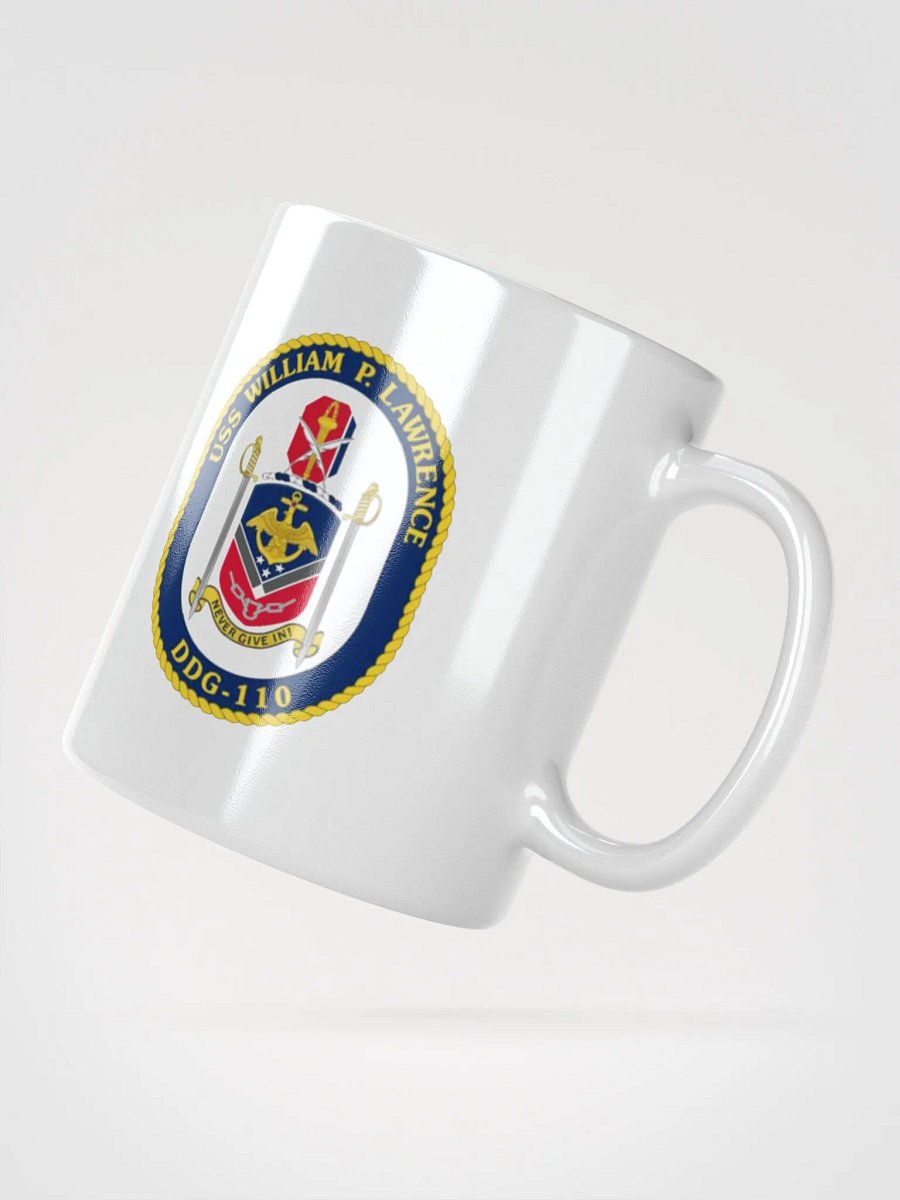 USS William P. Lawrence DDG 110: White Coffee Cup product image (2)