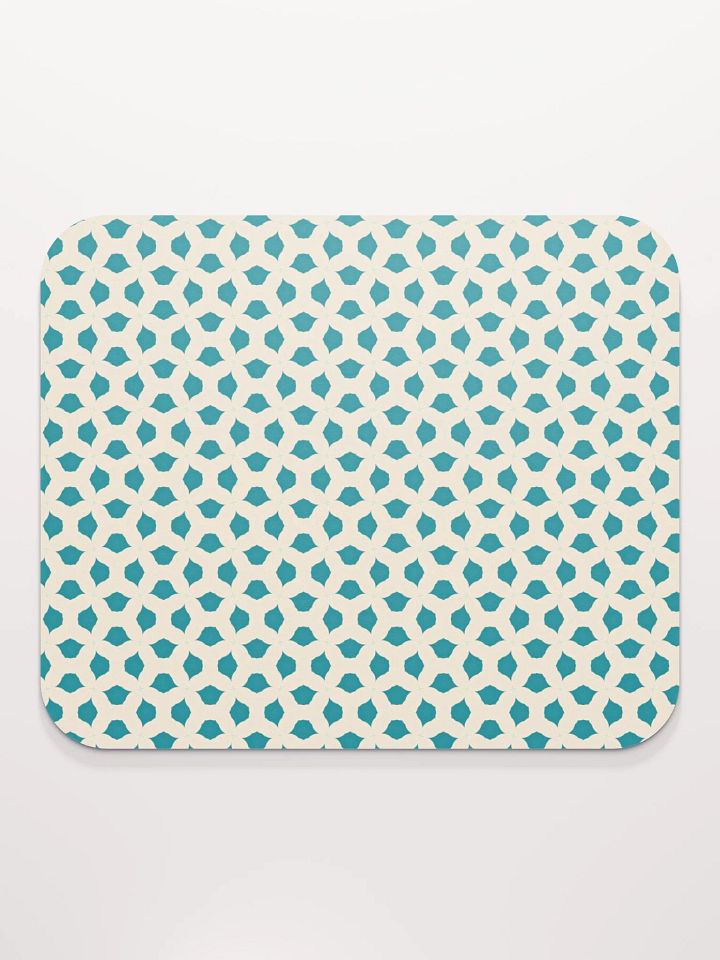 Blue Leaves Mouse Pad product image (1)