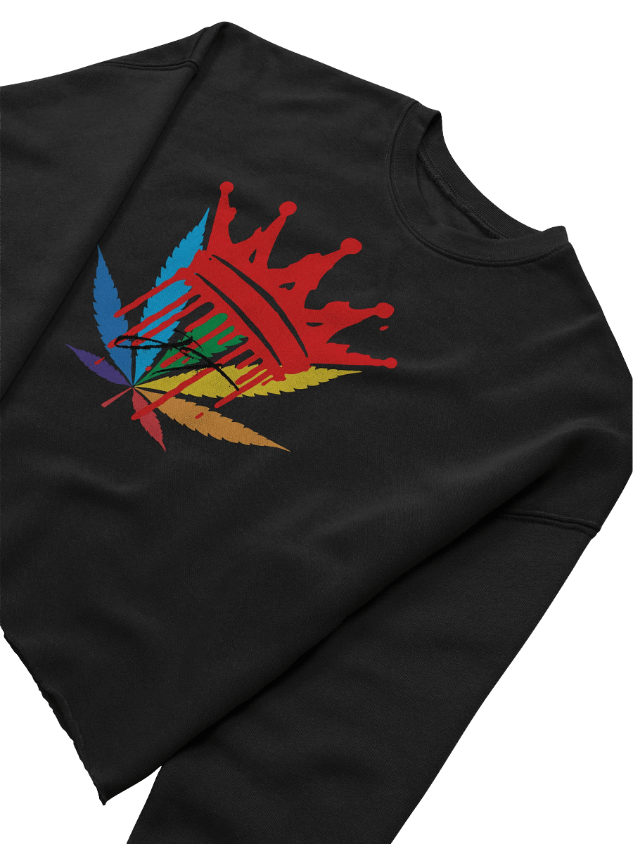 CannaQueen Women's Fleece Crop Sweatshirt product image (14)