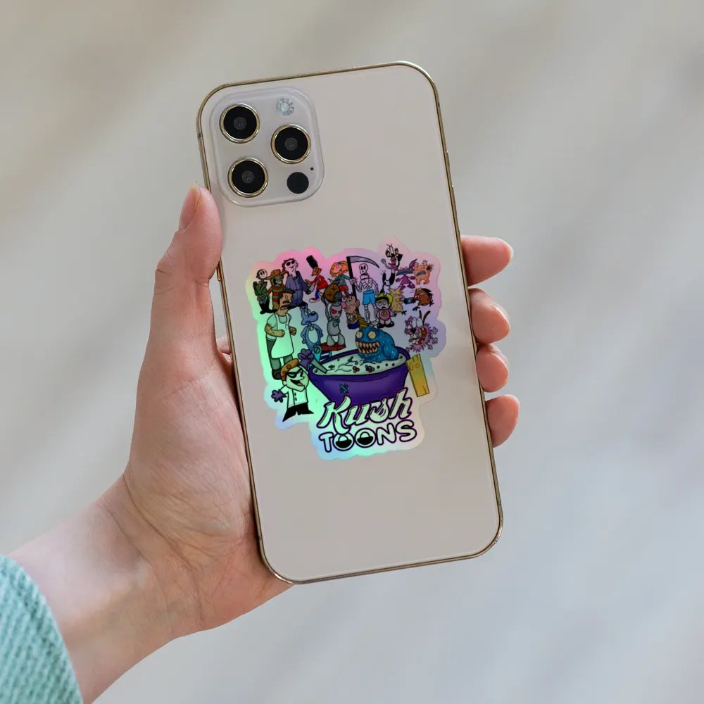 Kush Toons Holographic Sticker product image (8)