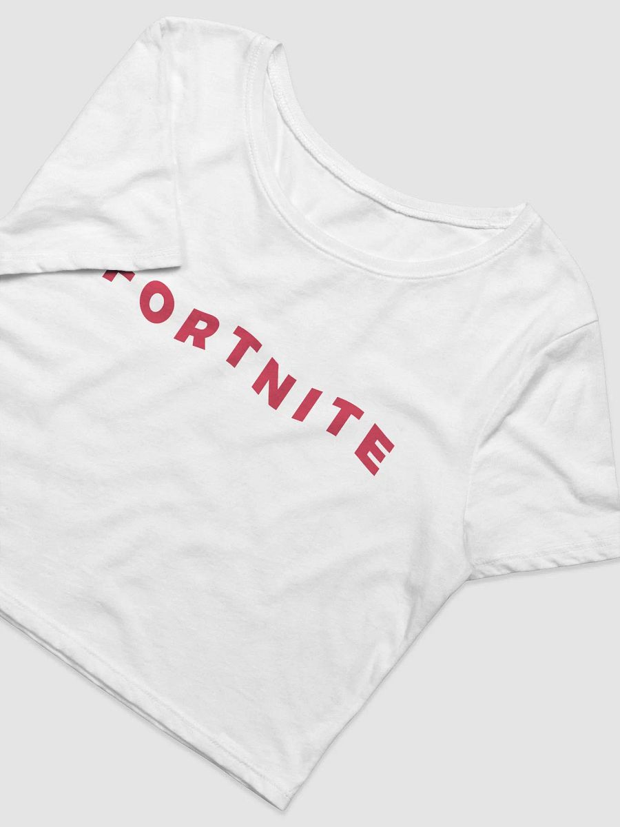 Fortnite Bold Red Women's Crop Tee product image (6)
