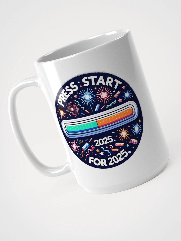 Respawn 2025 Mug – Gamer Countdown Icon Design product image (2)