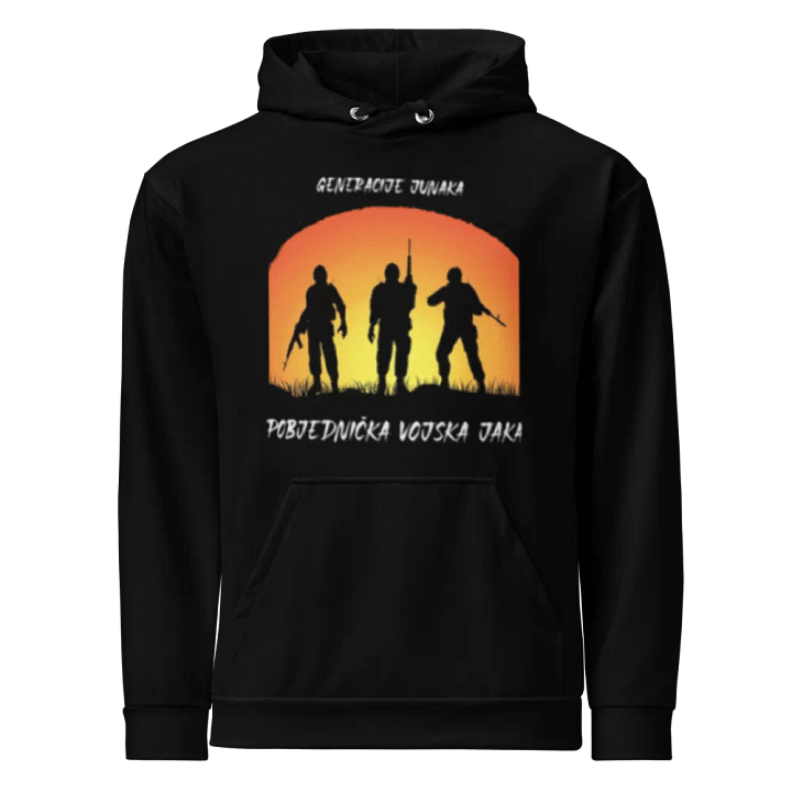 Heroic Sunset Soldiers Unisex Hoodie product image (1)