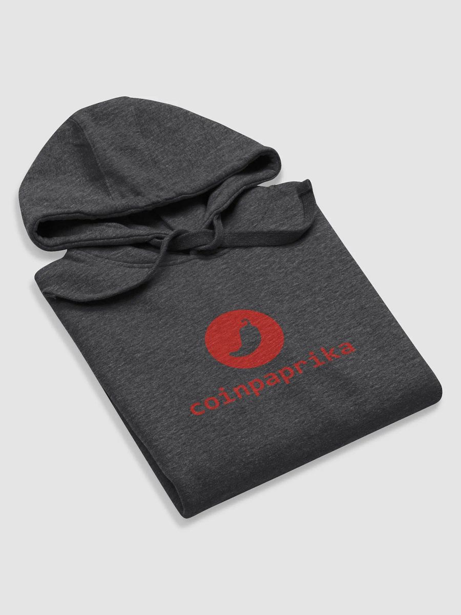 Dark grey coinpaprika hoodie product image (6)