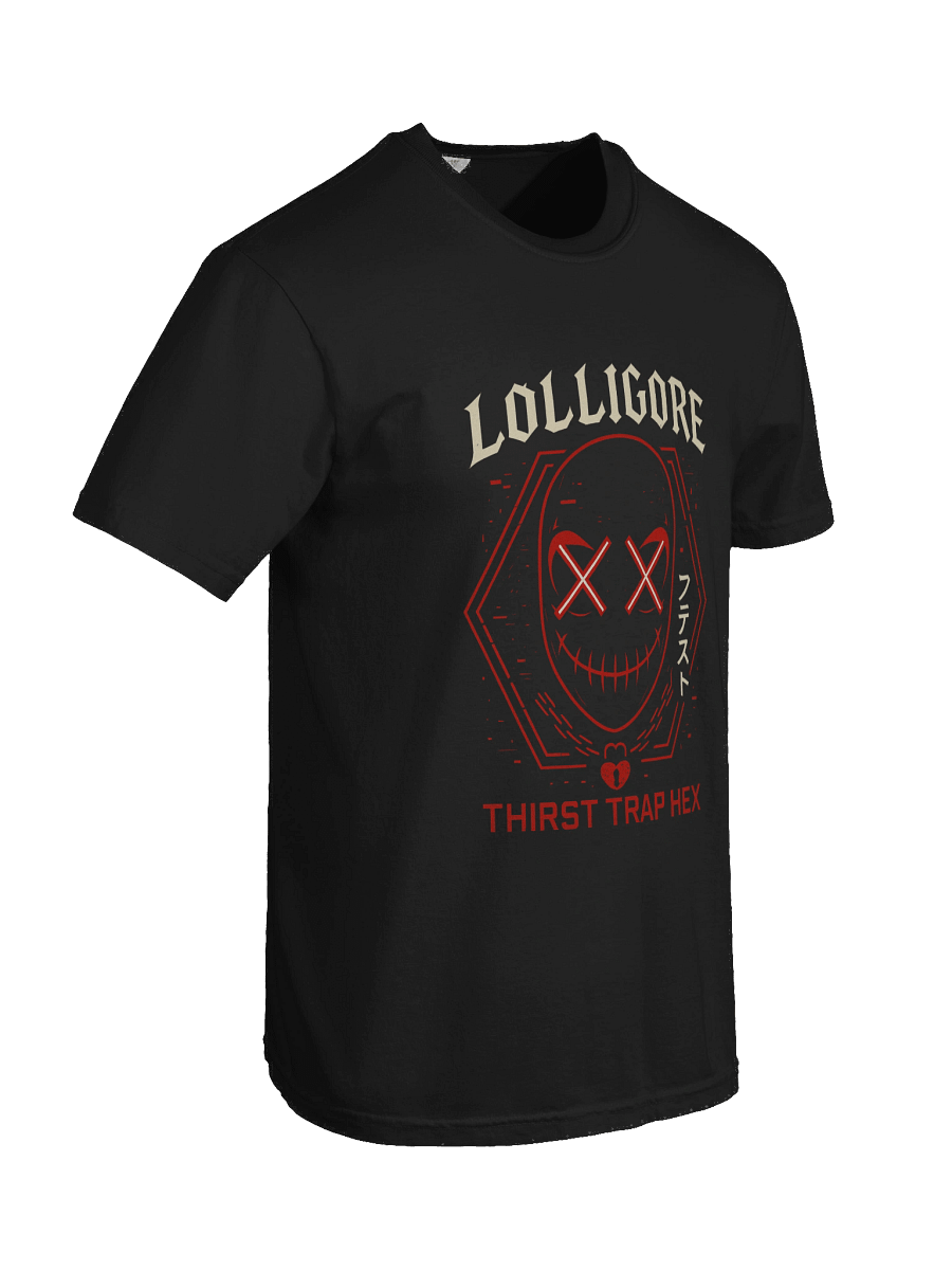 Lolligore — “Thirst Trap Hex” Neon Mask Tee product image (8)