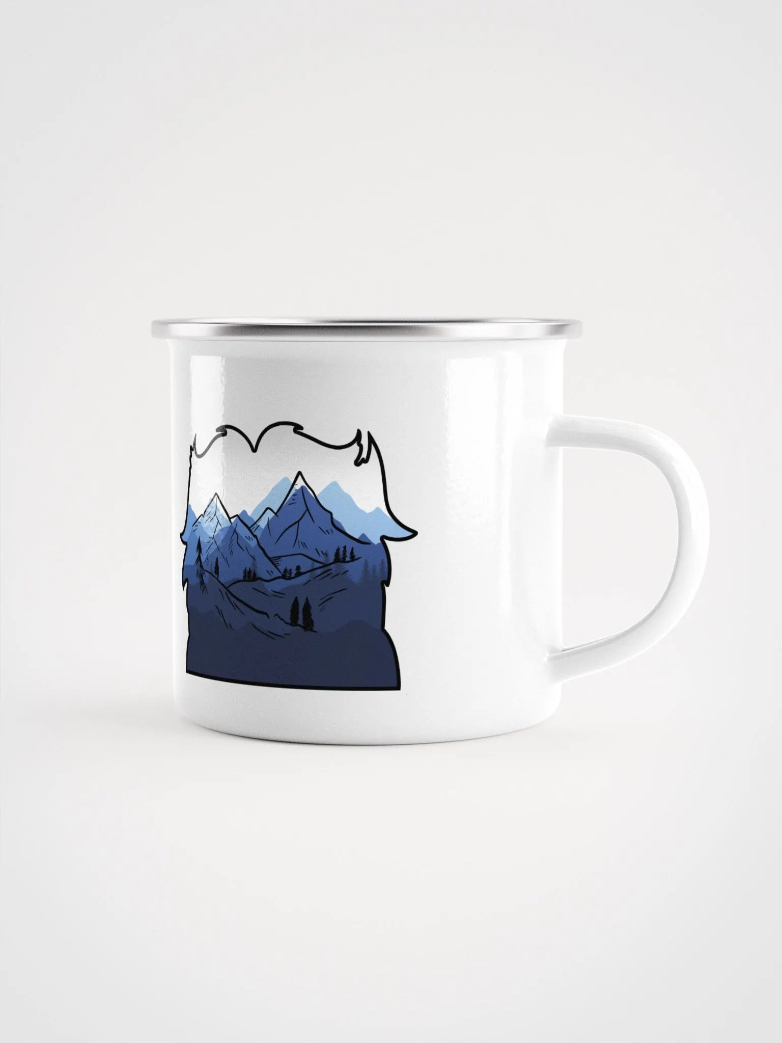 Beardie National Park Enamel Mug product image (1)
