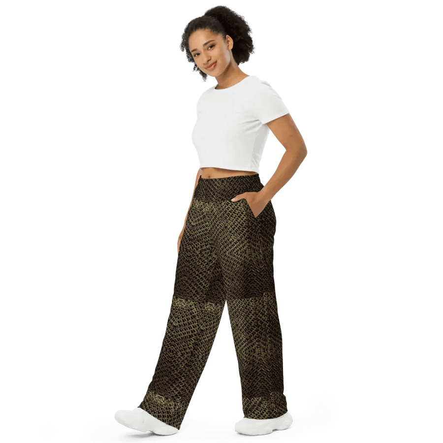 Gold Chainmaille Wideleg Pants product image (4)