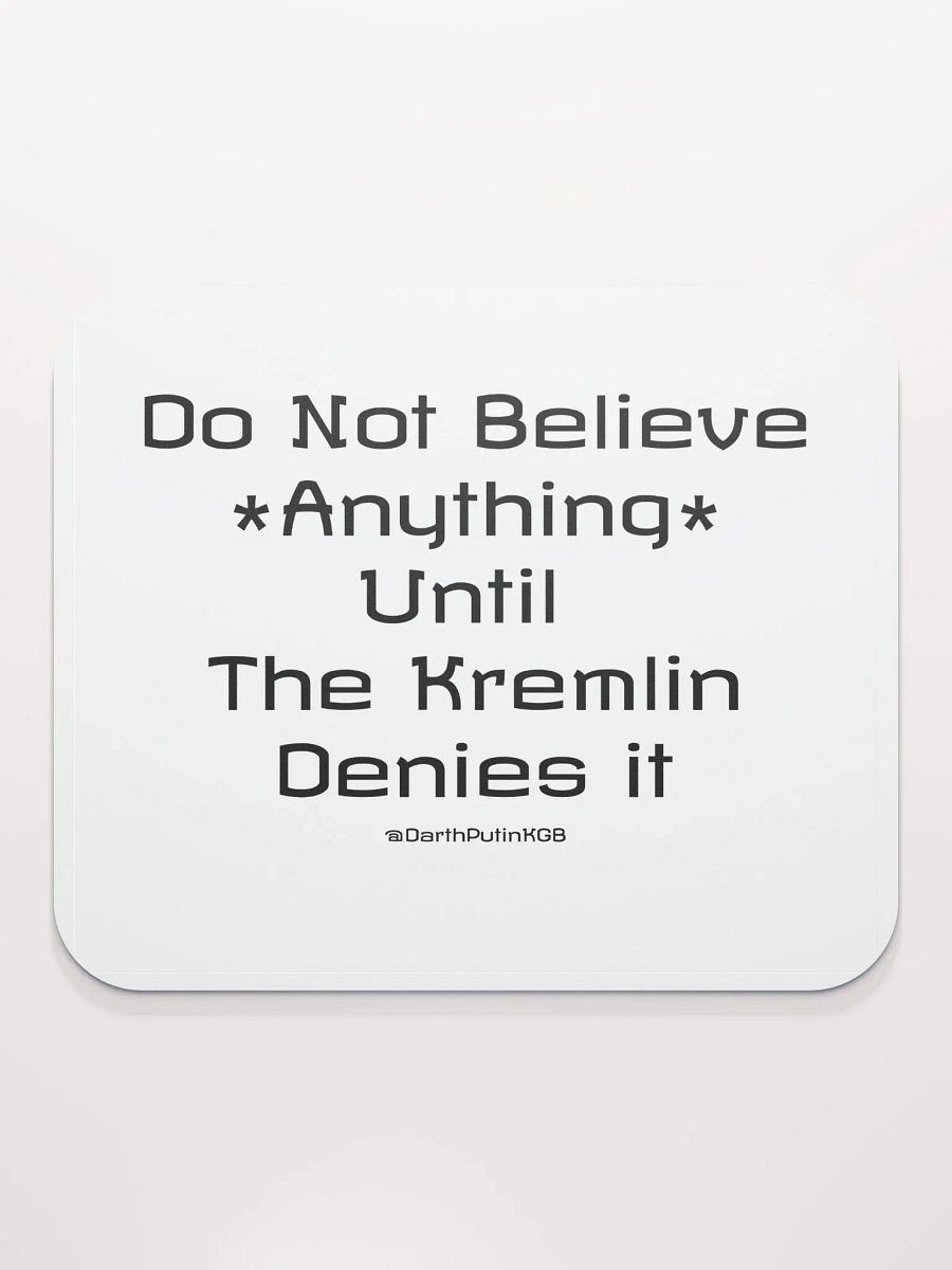 Kremlin denial Mouse Pad product image (2)