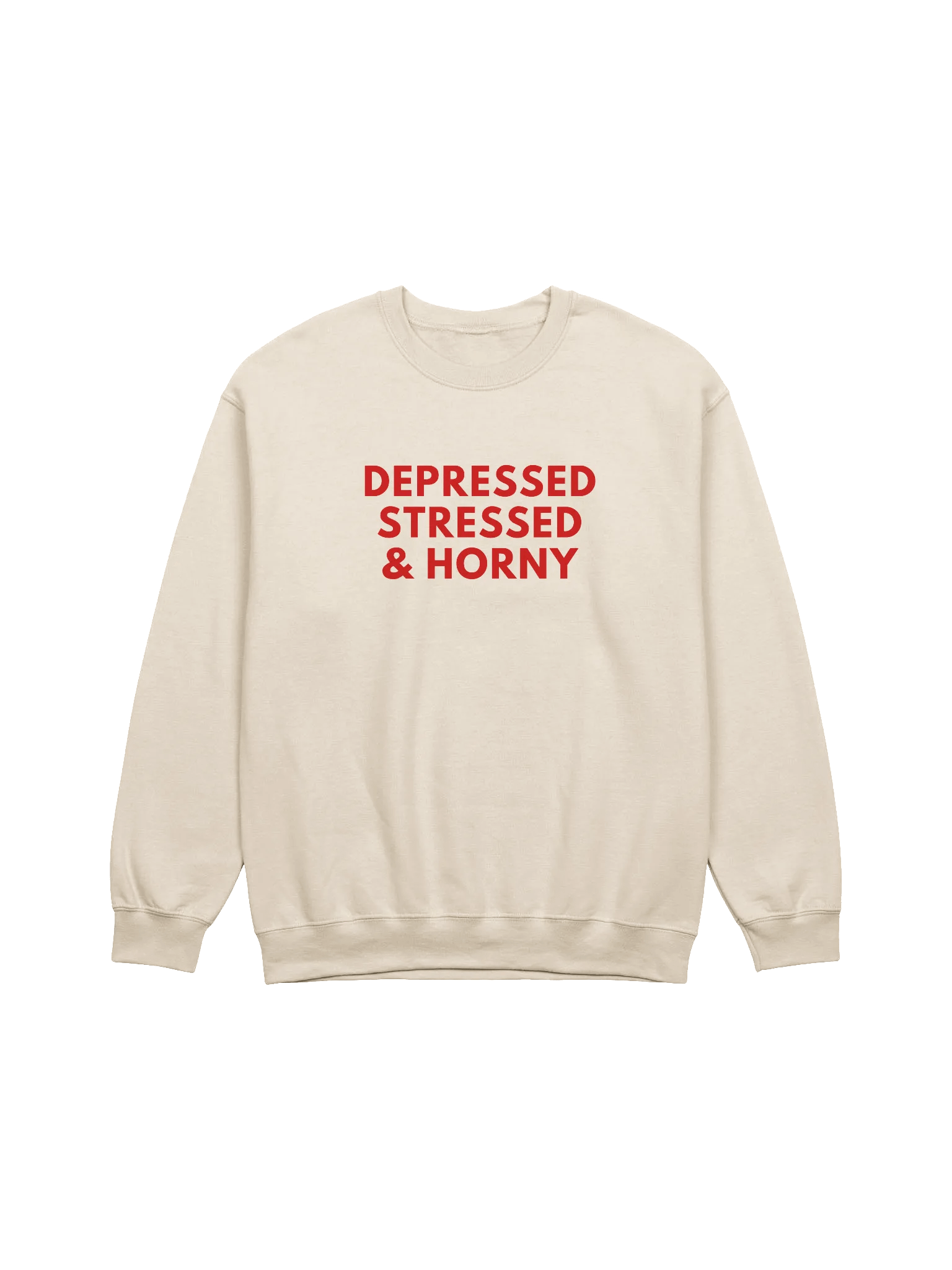 Depressed Stressed & Horny Sweatshirt product image (1)