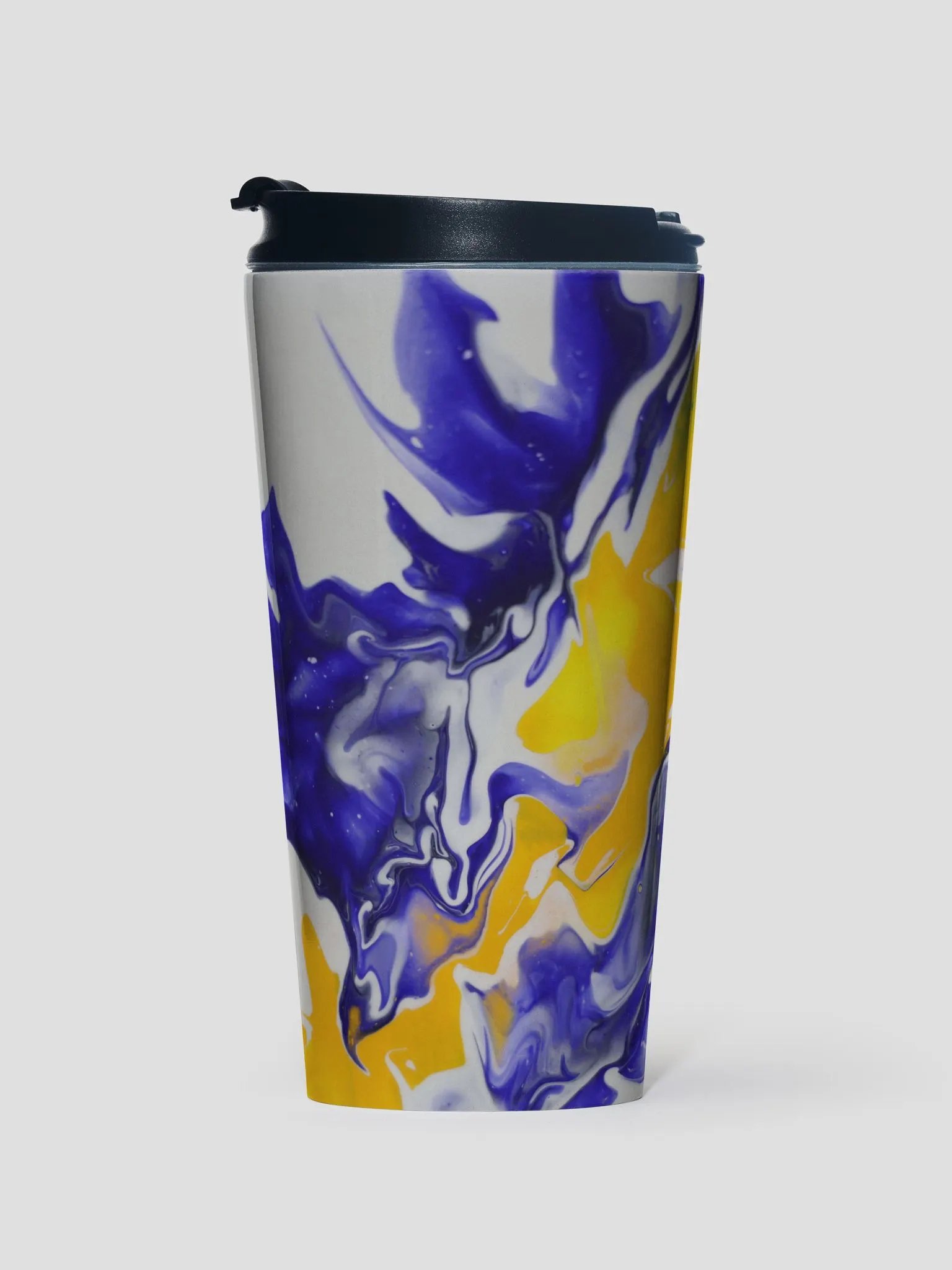 Acrylic Pour Printed Travel Mug - #20BY Design product image (1)