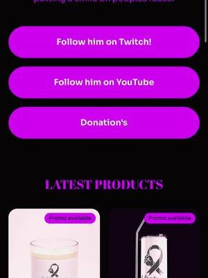 ‼️‼️MERCH ALERT‼️‼️ We have merch!!  Come check out the new merch that was added and please check out the cancer merch that I created to help support my brother in this long and difficult time. #helpthisgoviral #cancer #fypシ゚ #fcancer #fuckcancer 