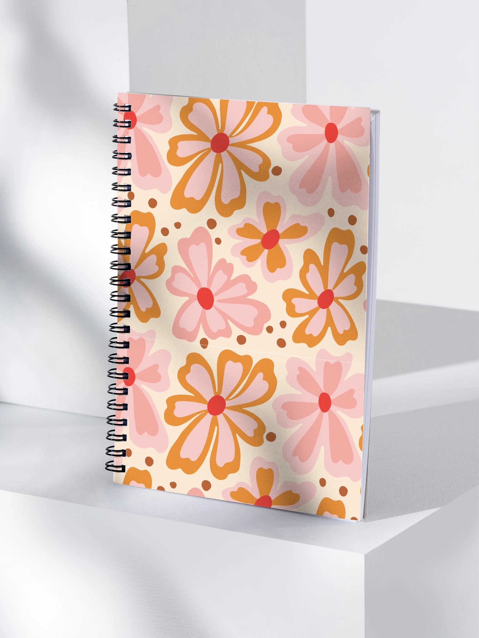 Retro Flowers Spiral Notebook product image (4)