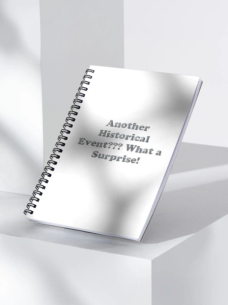 Spiral Notebook Historical Event product image (3)