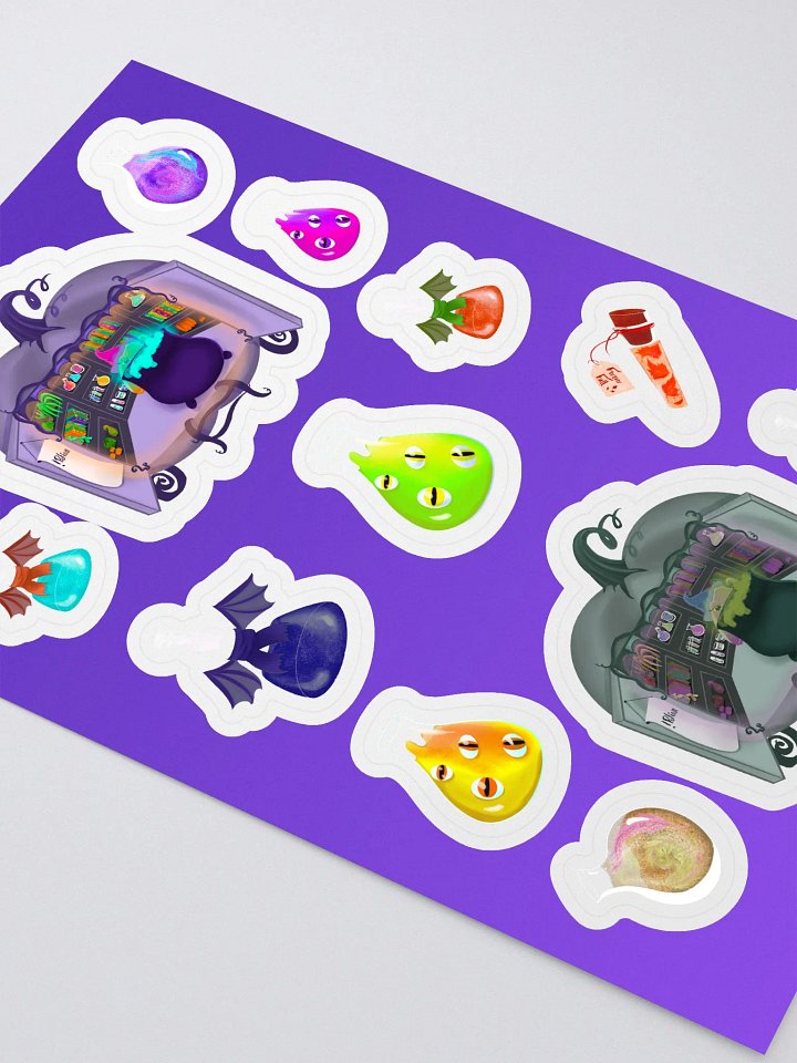 Potions Shop Sticker Sheet - Halloween Sticker Sheet #2 product image (2)