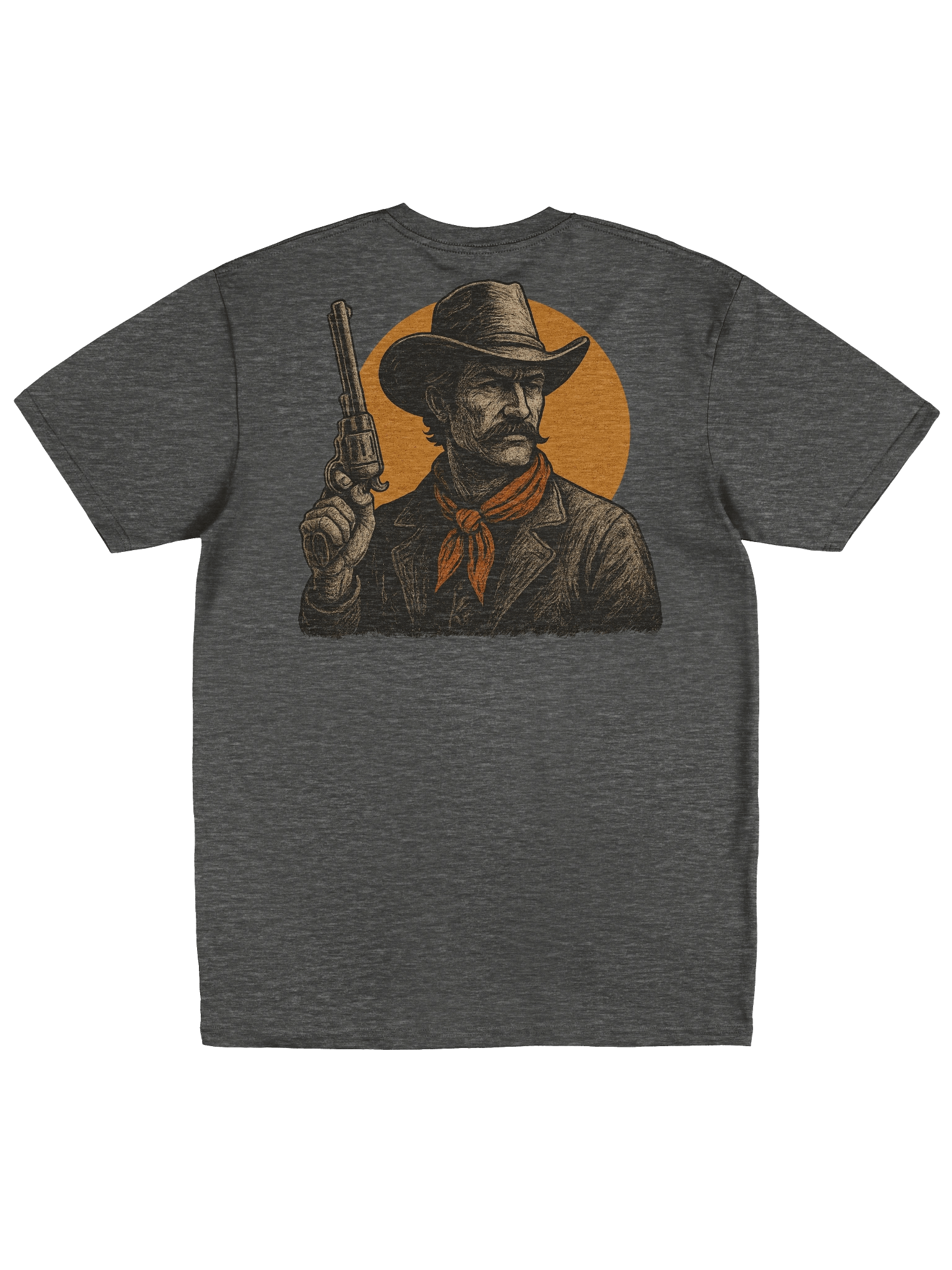 T-shirt premium épais “Cowboy & Soleil” – Édition La Poudre Noire product image (11)