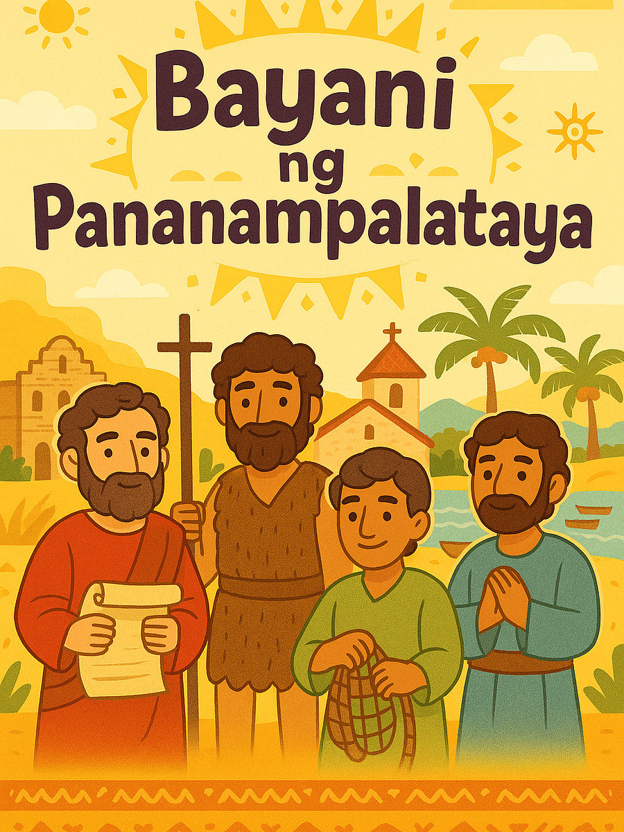 Bayani ng Pananampalataya – Heroes of the Faith 12 Printable Tagalog Bible Stories for Children product image (1)