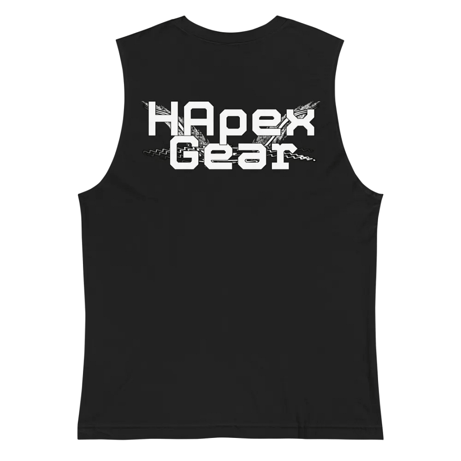 Muscle Tank - Embroidered - White HApex Gear White Logo product image (4)