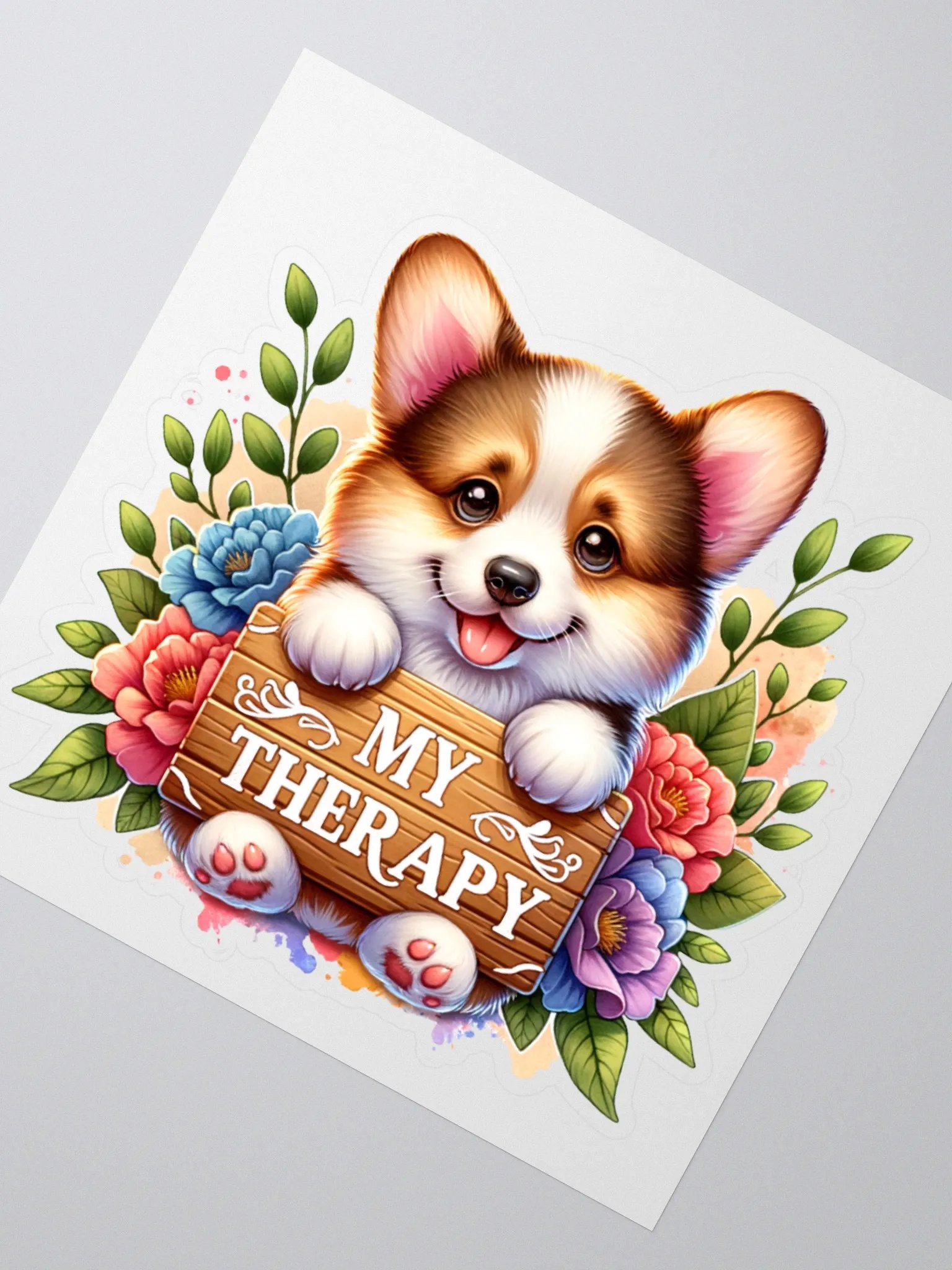 Corgi sticker: my therapy product image (2)