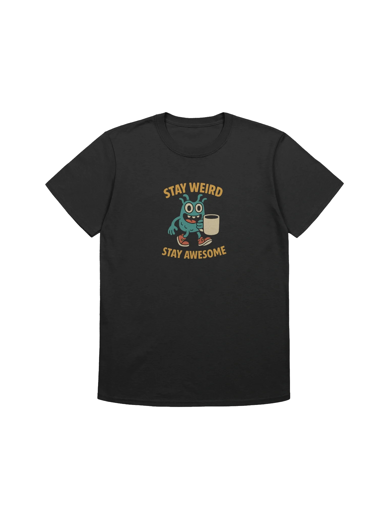 Cartoon Coffee Monster Tee (Unisex) product image (1)