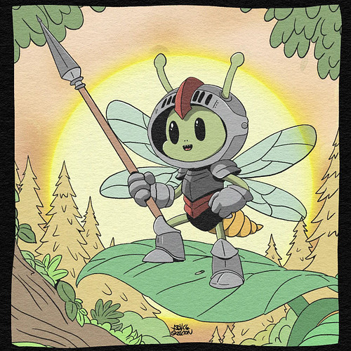 Would you squash the bug-knight?